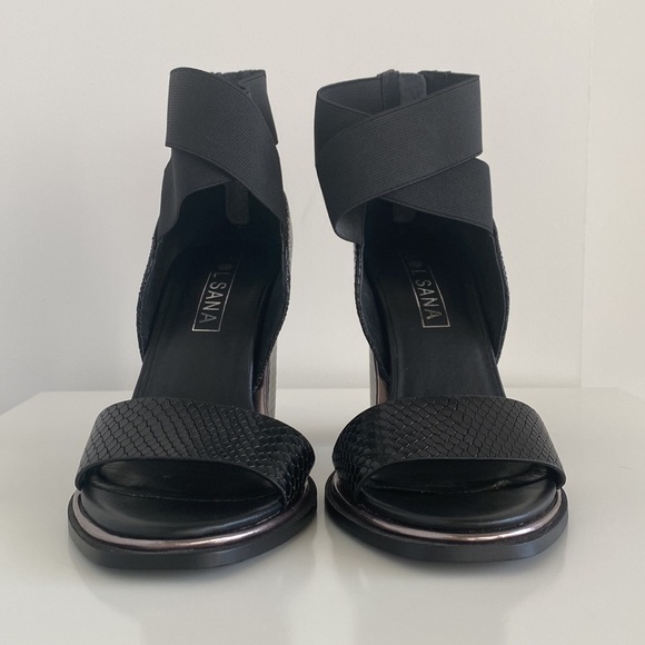 SOL SANA Fogal Heel Black Python Size 38 - Picture 12 of 12